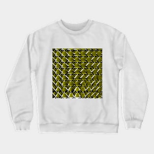 3D Geometric Polygon (Dark Yellow) Crewneck Sweatshirt